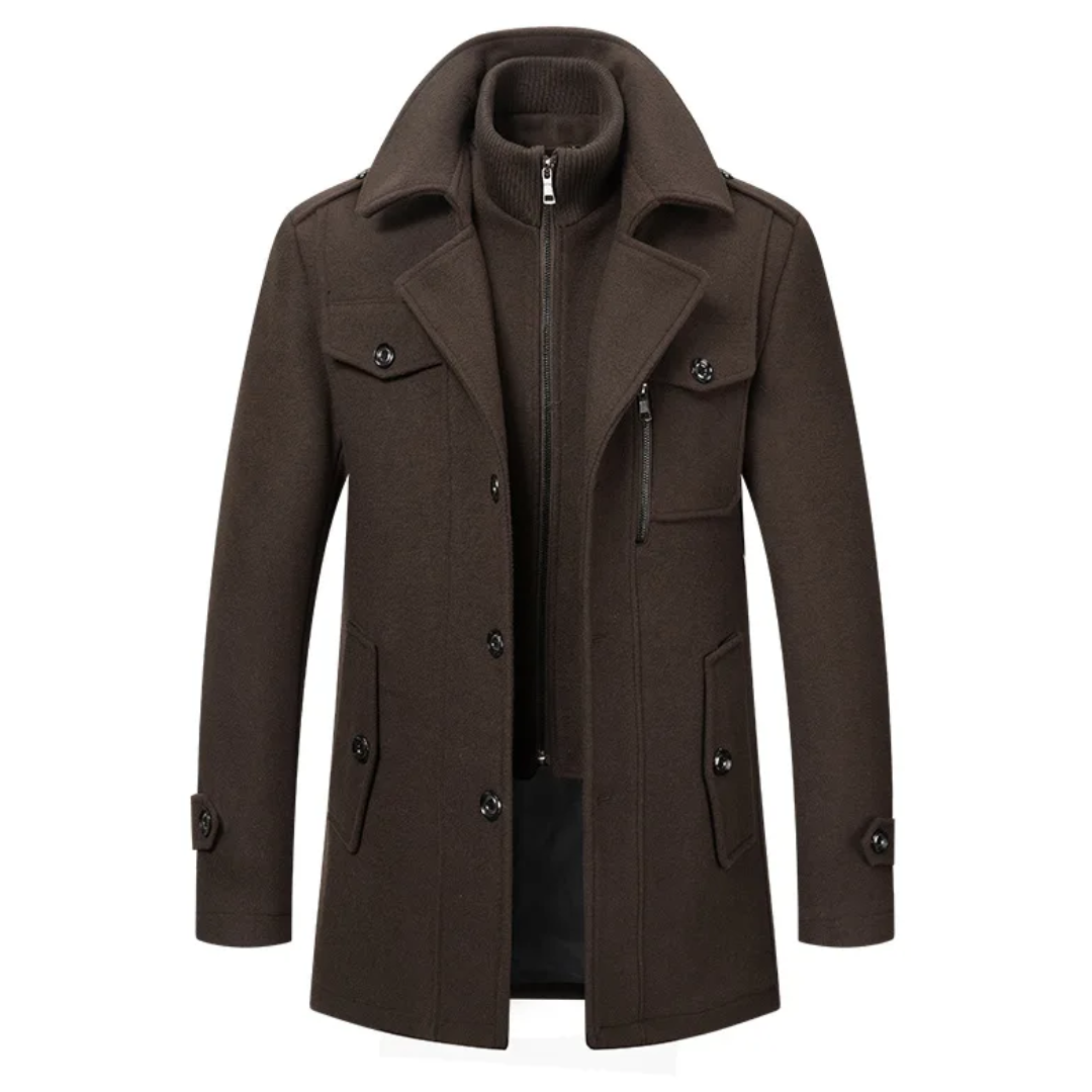 Alvaro™ - Wollen Jas (60% Korting)