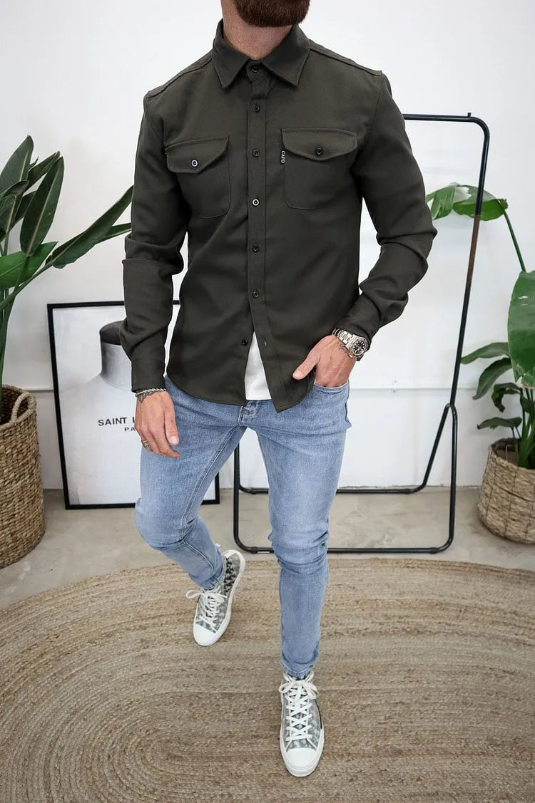 Mateo™ | Button Down Overhemdjas