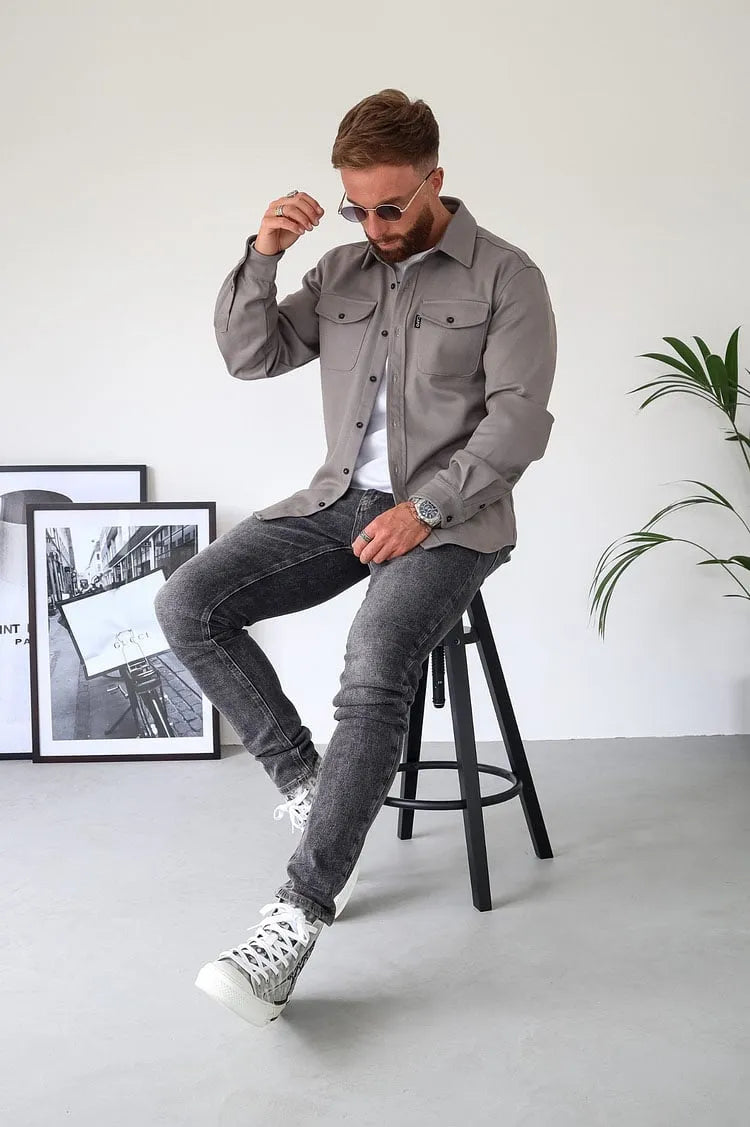 Mateo™ | Button Down Overhemdjas