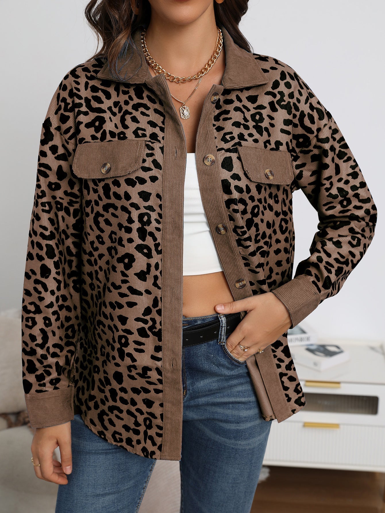 ANIKA - DAMES JAS MET PRINT