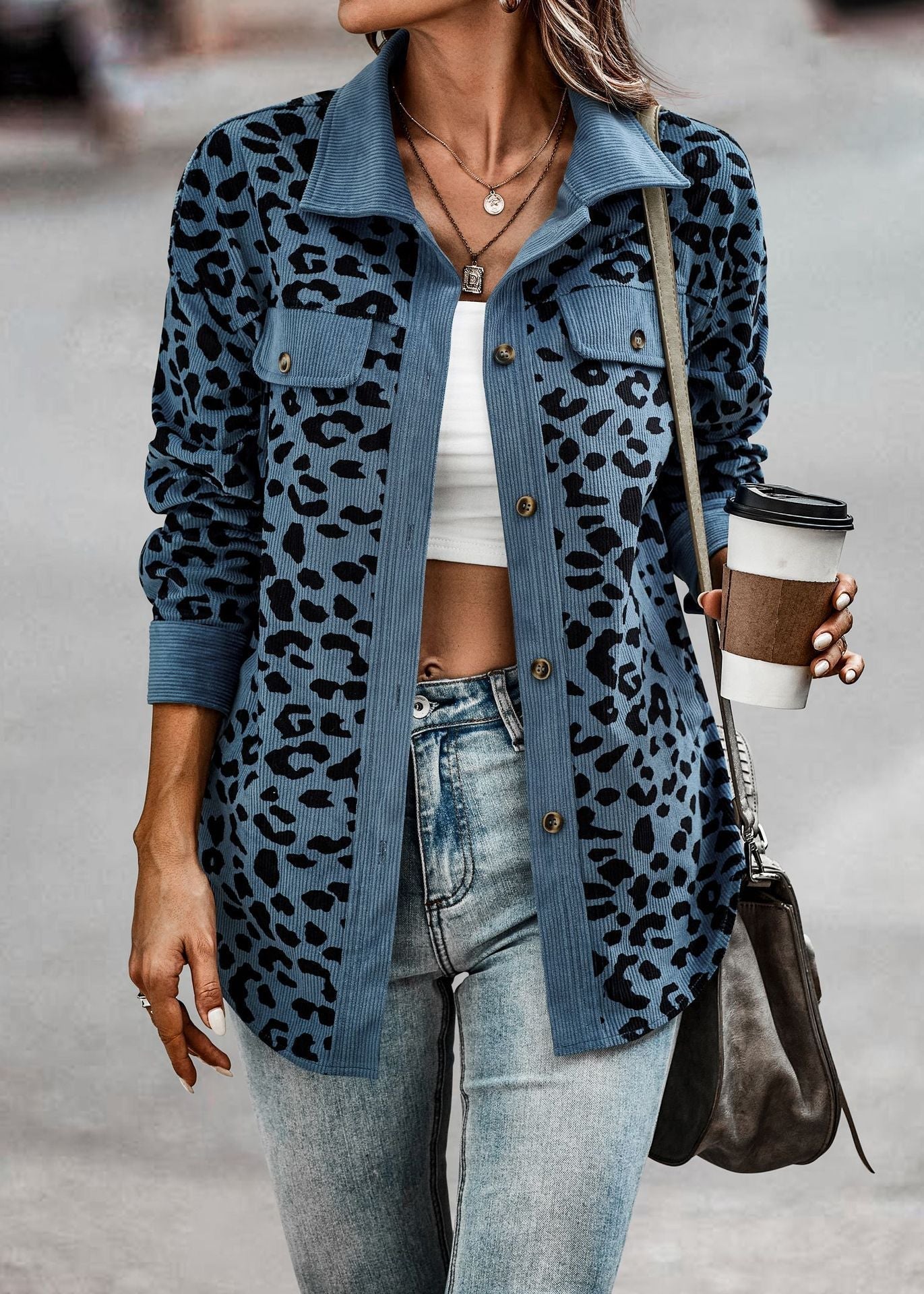 ANIKA - DAMES JAS MET PRINT